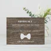 Houten achtergrond Wordt u mijn huisgenoot? Kaart (Staand voorkant)