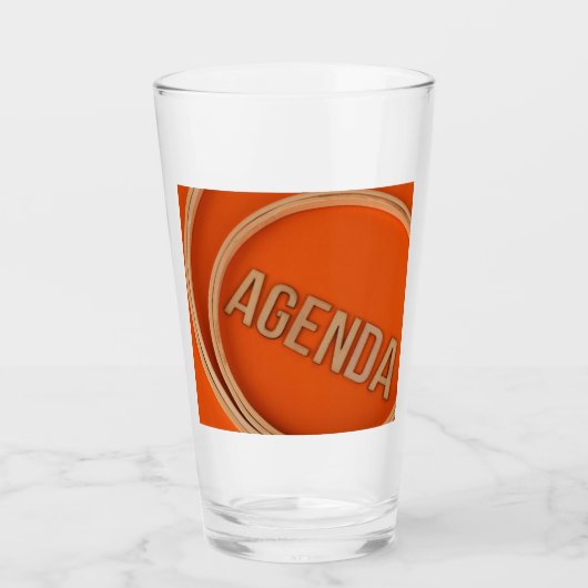 Houten agenda Barware Tumbler (Voorkant)