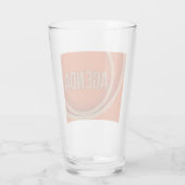 Houten agenda Barware Tumbler (Achterkant)