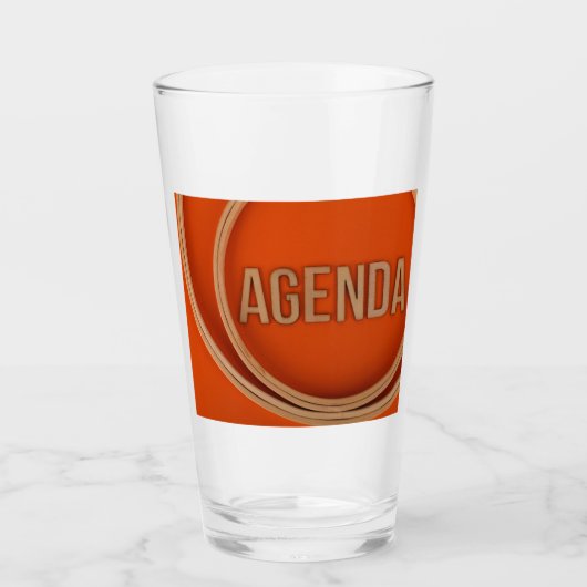 Houten agenda Barware Tumbler (Voorkant)