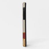 Houten Amerikaanse vlag en kaart Case-Mate iPhone Case (Achterkant/links)