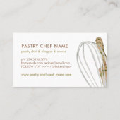 Houten bakkerij visitekaartje (Achterkant)