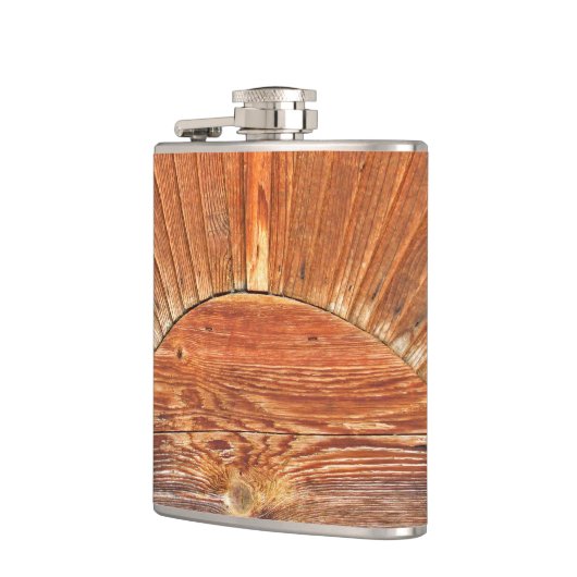 houten balk heupfles (Links)