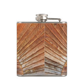 houten balk heupfles (Achterkant)