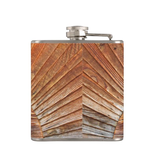 houten balk heupfles (Achterkant)