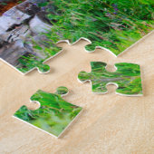 Houten Blokhut Alaska Legpuzzel (Zijkant)