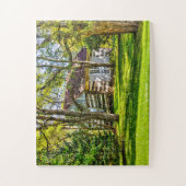 Houten Blokhut Alaska Legpuzzel (Verticaal)