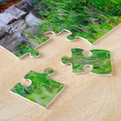 Houten Blokhut Alaska. Legpuzzel (Zijkant)