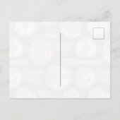 Houten blokhut die aan je denkt briefkaart (Achterkant)