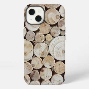 Houten blokken iPhone 13 hoesje
