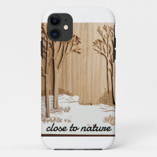 houten boom abstract iPhone / iPad hoesje