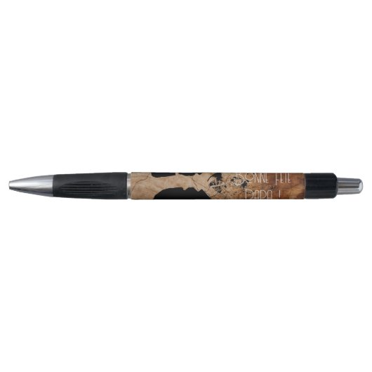 Houten boom Fijne Vaderdag ! Pen (Voorkant)