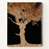 Houten boom notitieboek (Achterkant)