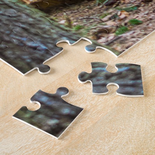 houten boombandpuzzel legpuzzel (Zijkant)