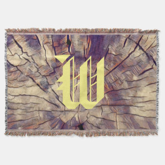 houten boomstam achtergrond aanpasbaar deken