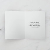 houten bootverjaardag kaart (Binnen)