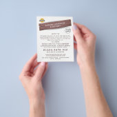 Houten bord, timmerwerk, timmerhout, Adverteren ta Flyer (Hand)