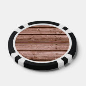 Houten borden pokerchips (Enkel)