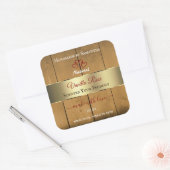 Houten bordjes Productverpakking Etiketten Gold Bo (Envelop)