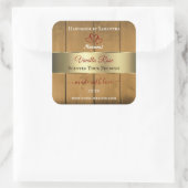 Houten bordjes Productverpakking Etiketten Gold Bo (Tas)