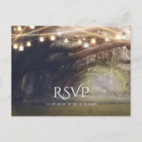 Houten Bos Betoverd Bos Lichtjes Trouw RSVP