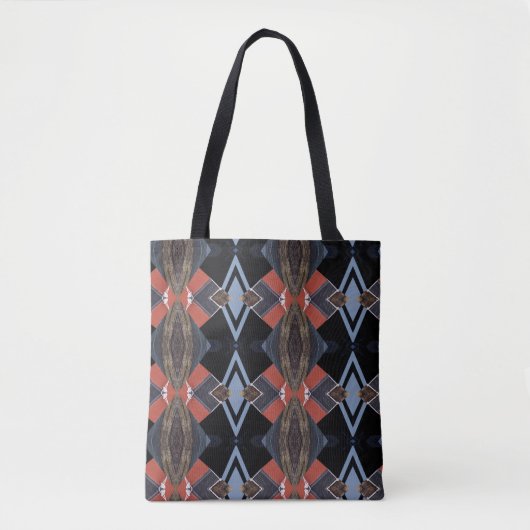 Houten boten abstract tas (Voorkant)