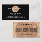 Houten Bouw Meubels zwart Visitekaartje (Voorkant / Achterkant)