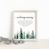 Houten Bruiloft Herdenkingsbord Poster