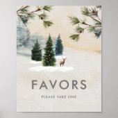 Houten Bruiloftsfeest Favorieten Poster Bord (Voorkant)