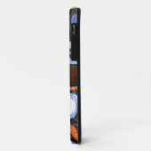 Houten bruine lederen look Case-Mate iPhone case (Achterkant/links)