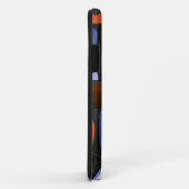 Houten bruine lederen look Case-Mate iPhone case (Achterkant/rechts)