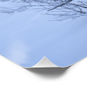 Houten buitenaardse winter perfect poster (Hoek)