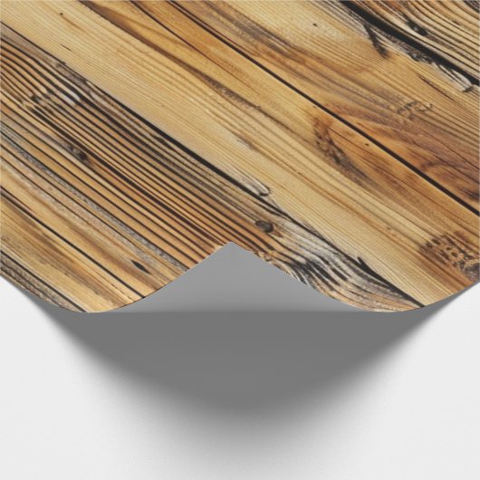 Houten Cadeaupapier (Hoek)