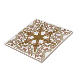 Houten caleidoscoop - Wood kaleidoscope Tegeltje