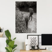 Houten Carriers, Guatemala Poster (Thuiskantoor)