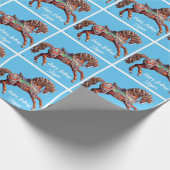  houten carrouselpaard cadeaupapier (Hoek)