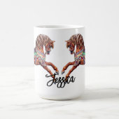  houten carrouselpaard koffiemok (Center)