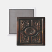 Houten Carving Magneet (Voorkant / Achterkant)