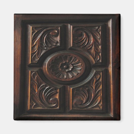 Houten Carving Magneet (Voorkant)