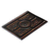 Houten Carving Notitieboek (Linkerzijde)