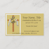 Houten Christelijke Visitekaartjes (Achterkant)