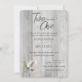 Houten Christen Twee Worden Eén Met Duif Kaart (Voorkant)