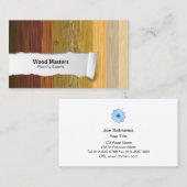 Houten Comités  Vloeren Visitekaartje (Voorkant / Achterkant)
