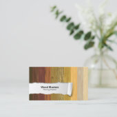 Houten Comités  Vloeren Visitekaartje (Staand voorkant)