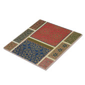 Houten compartimenten en grenzen, van 'Arabische k Tegeltje (Zijkant)