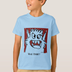 Houten:  CRANKY Cute Monster T-shirt