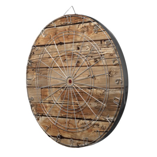 Houten Dartbord (Voorkant Rechts)