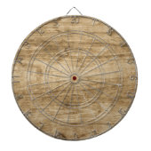 Houten dartbord. dartbord (Voorkant)