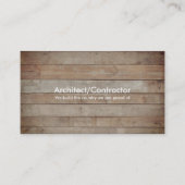 Houten dek visitekaartje (Voorkant)