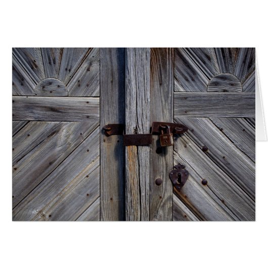 Houten deur (Voorkant Horizontaal)